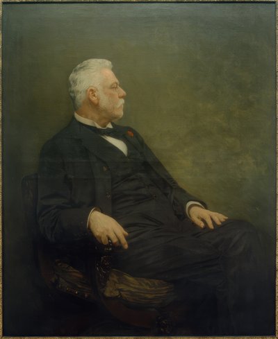 Retrato de Heinrich von Liebieg, alrededor de 1900 de Eduard Charlemont